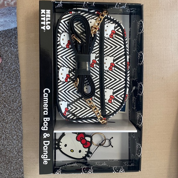 Hello Kitty Handbags - Hello kitty camera bag & keychain set